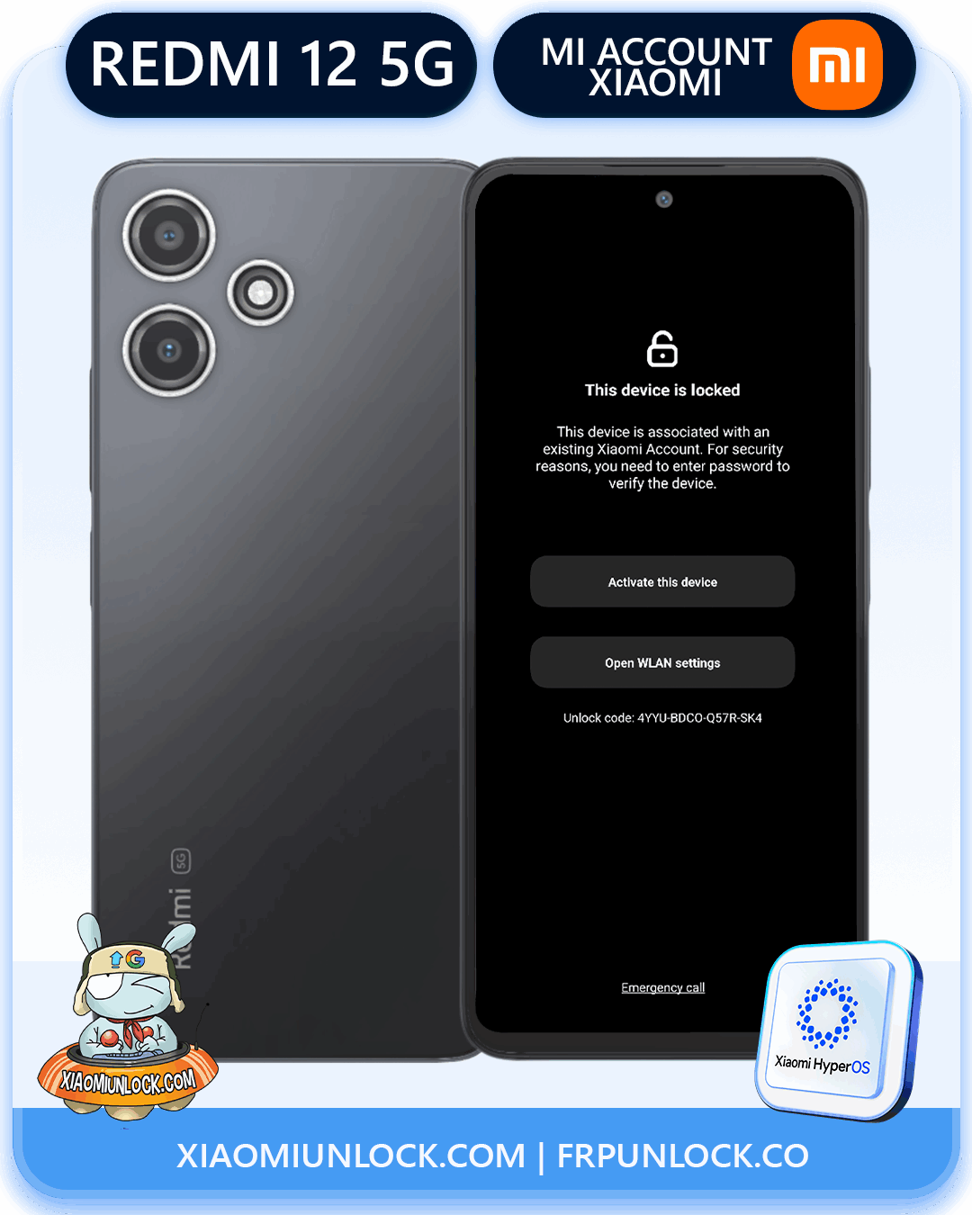 Remove Xiaomi Mi Account Redmi 12 5G